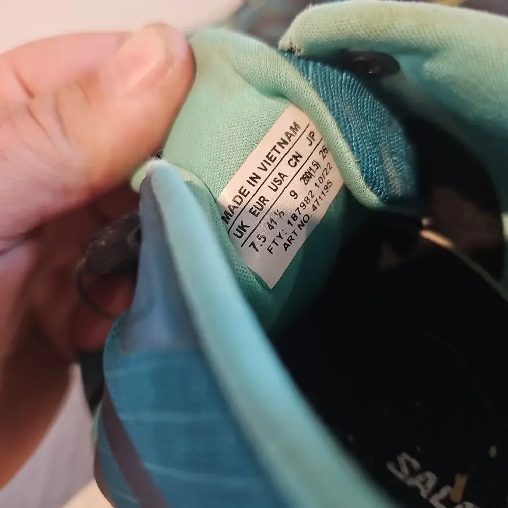 Salomon Supercross 4 Women's Running Shoe Teal size US 9